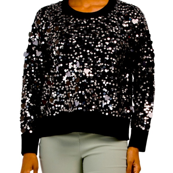 Love moschino sequin sweater - Picture 1 of 10